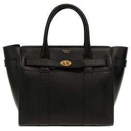 Mulberry Borsa Tote in pelle di vitello nera