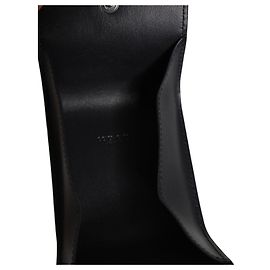 Dolce & Gabbana Portafoglio bifold con porta monete in pelle di vitello nera con logo stampato