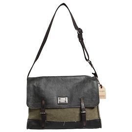 Dolce & Gabbana Sac bandoulière messenger bicolore vert militaire pour homme