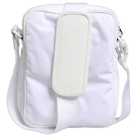 Dolce & Gabbana Borsa a tracolla da uomo con placca logo bianca