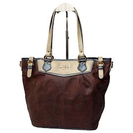 Vintage Etro strukturierte Handtasche mit Paisley-Print Anfang 2010s Burgundy Cream Navy