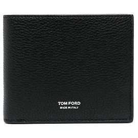Tom Ford Portefeuille bifold à logo argenté