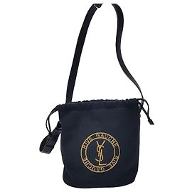 Autre Marque Borsa bucket in lana ricamata
