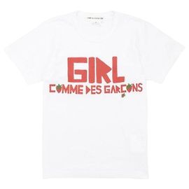 Comme Des Garcons Camiseta de manga corta Cotton Girl Logo