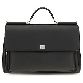 Dolce & Gabbana Borsa Bos Taurus in pelle di vitello nera