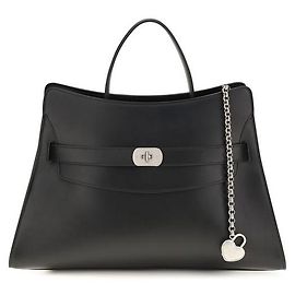 Alexander Mcqueen Borsa a tracolla Bos Taurus in pelle di vitello nera