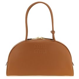Miu Miu Borsa a tracolla in vitello marrone