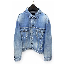 Balenciaga Chaqueta vaquera con logotipo BB