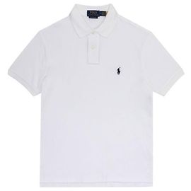 Ralph Lauren Pony Custom Slim Fit Mesh Polo T-Shirt mit kurzen Ärmeln