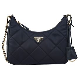 Prada Mini Borsa Hobo Re-Edition in nylon trapuntato