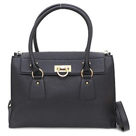 Salvatore Ferragamo Gancini Tote Bag Medium Schultertasche Schwarz