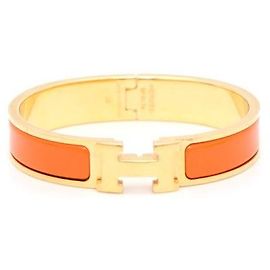 Bracciale Hermès PM Click H Oro Arancio