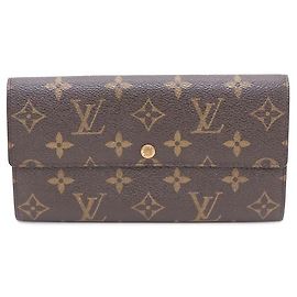 Louis Vuitton Sarah Long Wallet aus Monogram Canvas