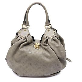 Louis Vuitton Borsa a tracolla Mahina in pelle Taupe Gray