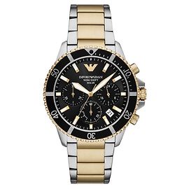 Armani Orologio in Metallo Chronograph World Explorer da Uomo