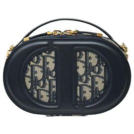 Dior Oblique Jacquard CD Signature Oval Camera Crossbody Bag