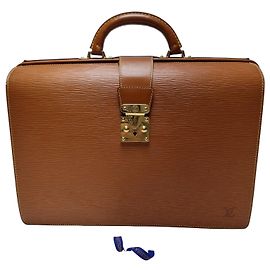Louis Vuitton Pfermore Doctor Bag Document Holder Camel (Premium, Unisex Briefcase)