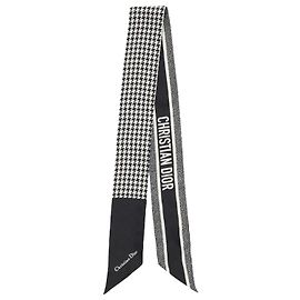 Dior Sciarpa in seta a quadretti pied-de-poule Montaigne