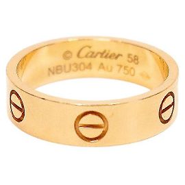 Anillo Cartier Love en oro 18K