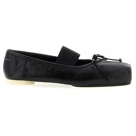 Maison Martin Margiela Maison Margiela Sapatilhas Ballerina em couro preto