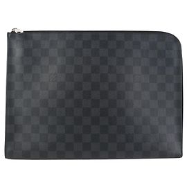 Louis Vuitton Borsa a Clutch Damier Graphite Jour GM