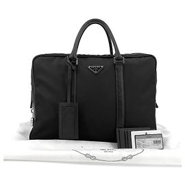 Prada Borsa Tote Briefcase in Re-nylon Saffiano