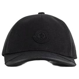 Moncler Cappellino da baseball in gabardine di cotone