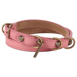 Balenciaga Bracciale Triple Tour in Pelle Rosa