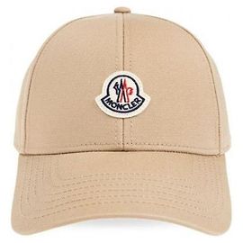 Cappellino da baseball Moncler Logo Beige