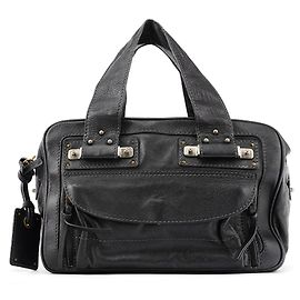 Chloé Ledertote mit Taschen in Schwarz