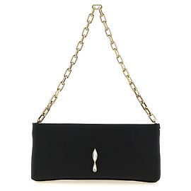 Christian Louboutin Clutch de elastano preta