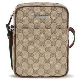 Gucci Borsa a tracolla in tessuto beige