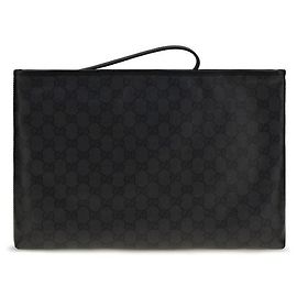 Pochette Gucci Essence Classic in cotone nero