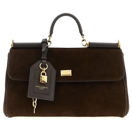 Dolce & Gabbana Handtasche aus braunem Kalbsleder