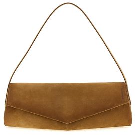 Jil Sander Borsa a tracolla in vitello marrone