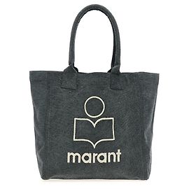 Isabel Marant Black Cotton Tote Bag