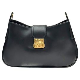 Miu Miu Borsa hobo in pelle nera
