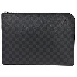 Louis Vuitton Pochette Jour GM Damier Graphite Clutch