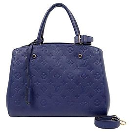 Louis Vuitton Borsa a tracolla Montaigne Monogram Navy