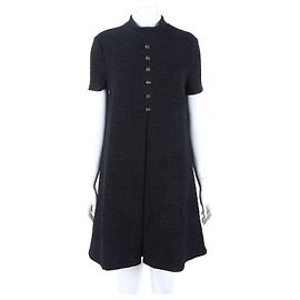 Vestido de tweed Gucci preto