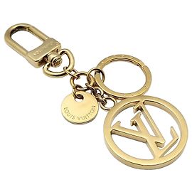 Louis Vuitton Portachiavi LV Circle con dettagli dorati