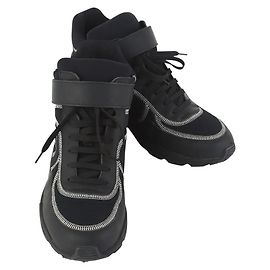 Chanel Bestickte CC High-Top-Sneaker Größe