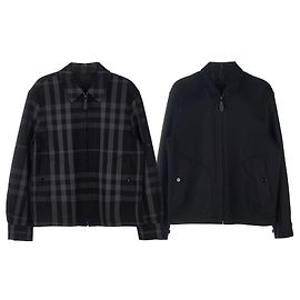 Burberry Giacca reversibile a quadri in cotone da uomo FITZROY CHK