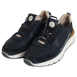 Brunello Cucinelli Suede Embossed Runner Sneaker