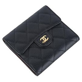 Chanel Cartera con solapa Classic Caviar para mujer