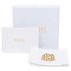 Dior Navy Ring Metall Gold-Finish