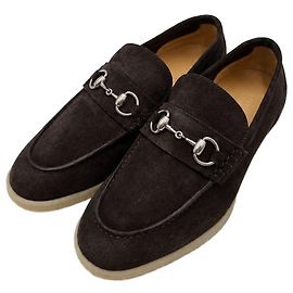 Gucci Mocassini con morsetto da uomo Marrone scuro