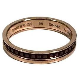 Boucheron Quattro Classic Ehering in Pink Gold Brown