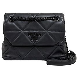 Prada Bolsa de Ombro Spectrum Napa Small Chain Shoulder Bag Black