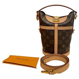 Louis Vuitton Duffle Bag Crossbody Braun Leder